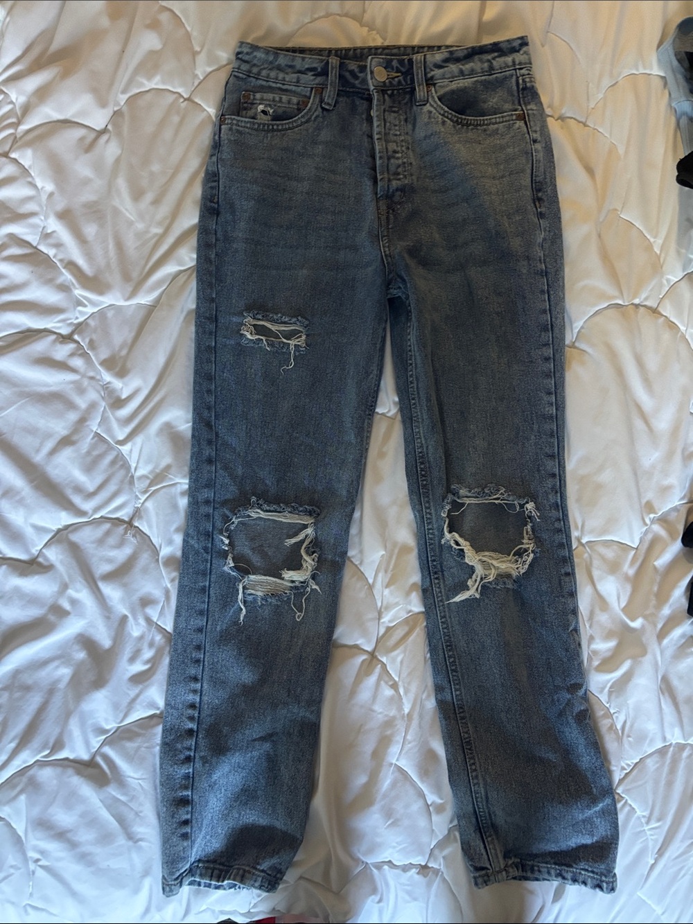 Bluenotes Distressed Ripped Blue Kids Jeans